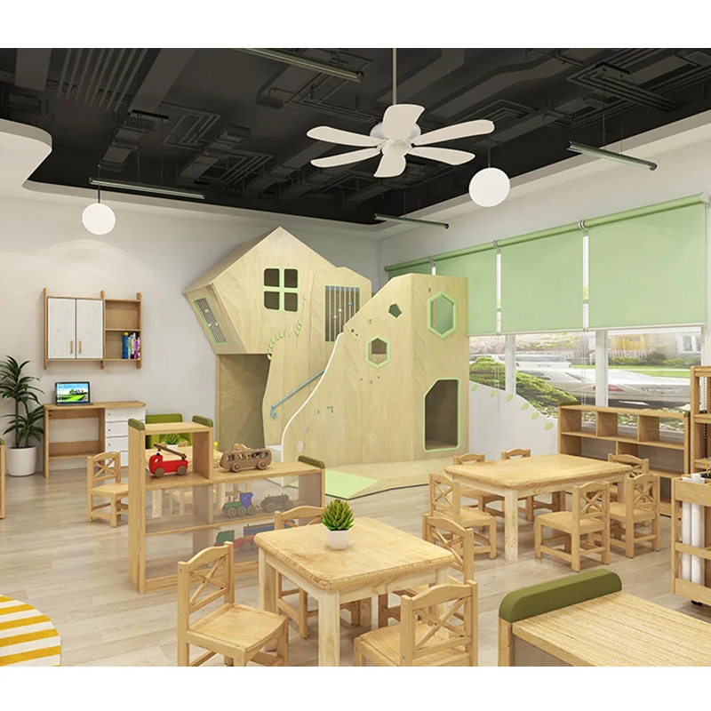 Used kindergarten furniture daycare centre wooden furniture for children