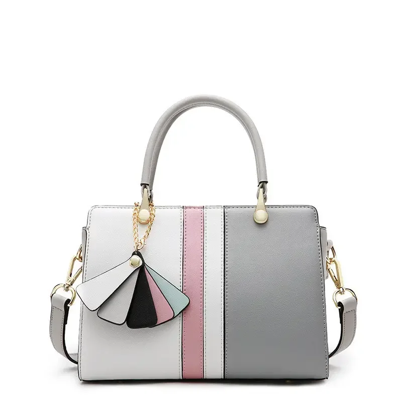 factory custom fashion trendy designer high quality quilted craft hand leather shoulder messenger bags tote bags