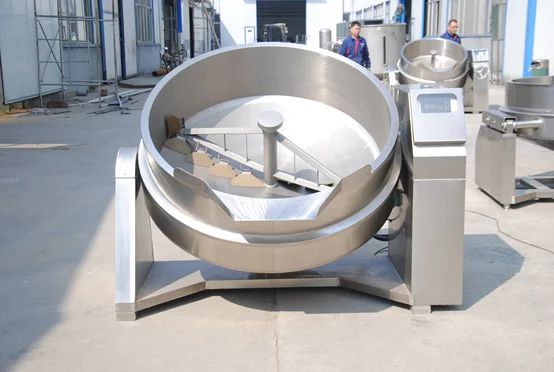 Cooking Pot With Mixer electric cooking jacketed kettles for fruit jam