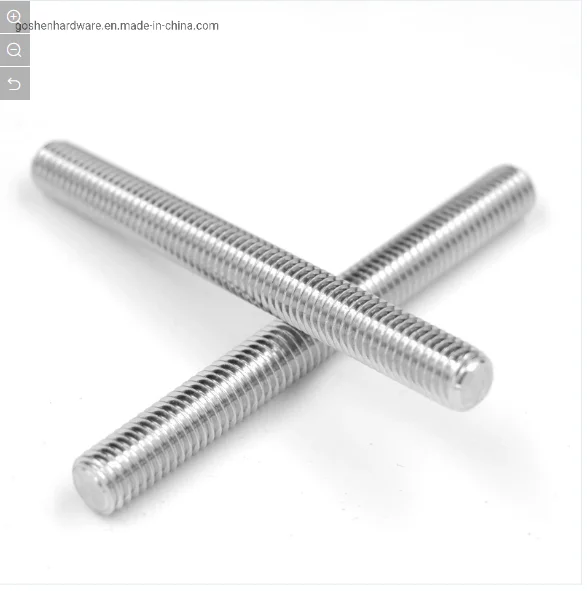 Factory price High Quality Stainless steel Metric Threaded Rods M4 M12 DIN976 A2-70/A2-80/A4-70/A4-80