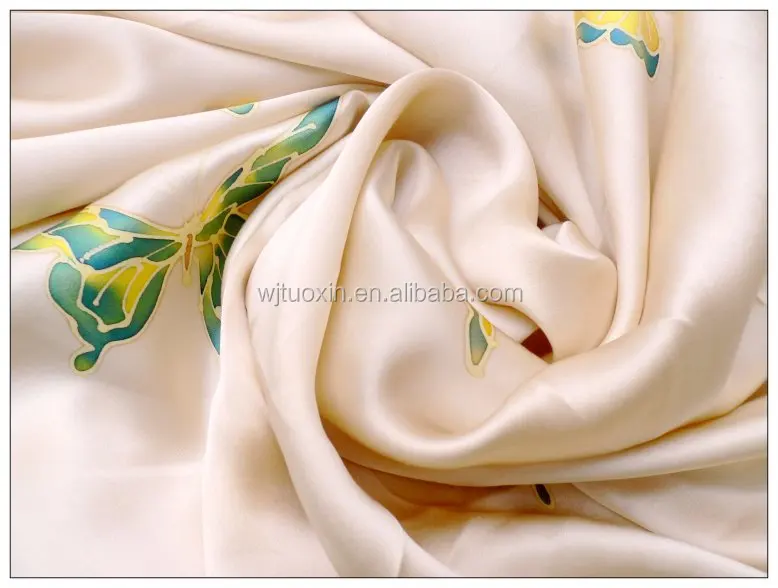digital printing of 100 silk fabric double sided silk satin fabric scarf silk fabric