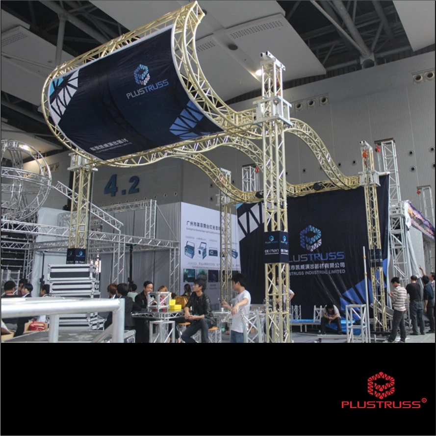 G24 aluminum truss stage lighting truss lightweight construction Truss display