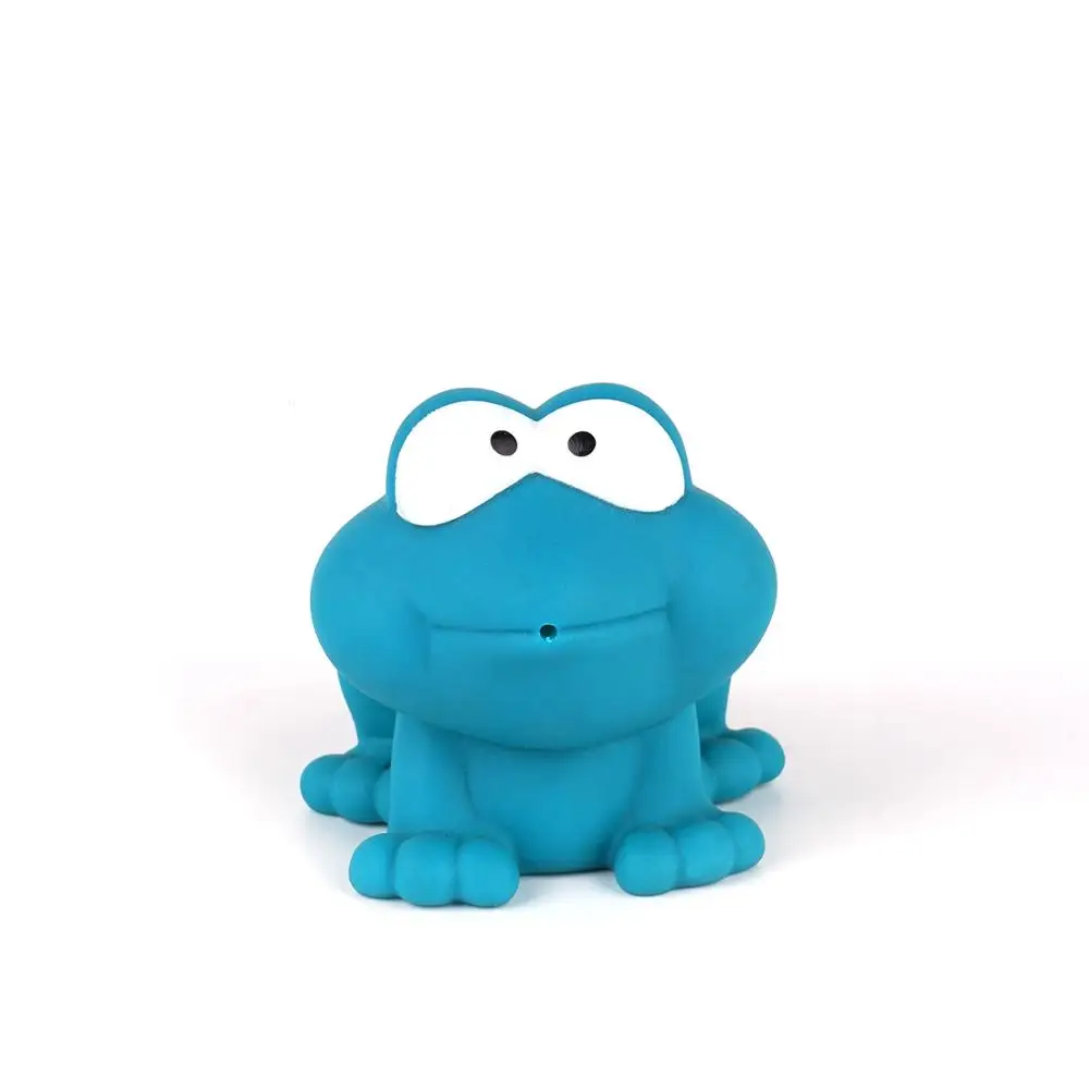 
Wholesale Holiday Gifts Animal Frog Bath Small Rubber Toys For Baby 