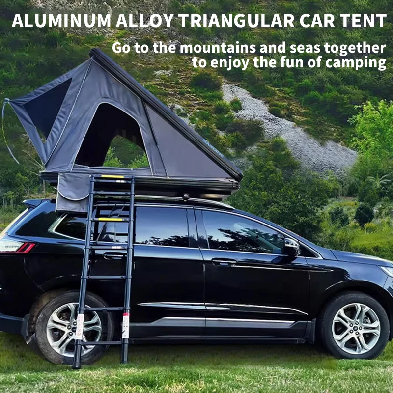 Self driving tour car roof tent SUV fully automatic hardtop car mounted outdoor sedan large folding camping tent