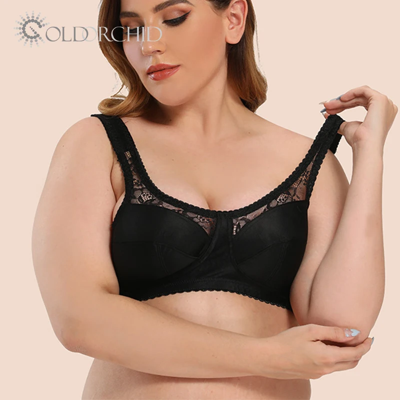 Hot Sell Underwear Sex Plus Size Full Cup Contour Wireless Big Bra For Women