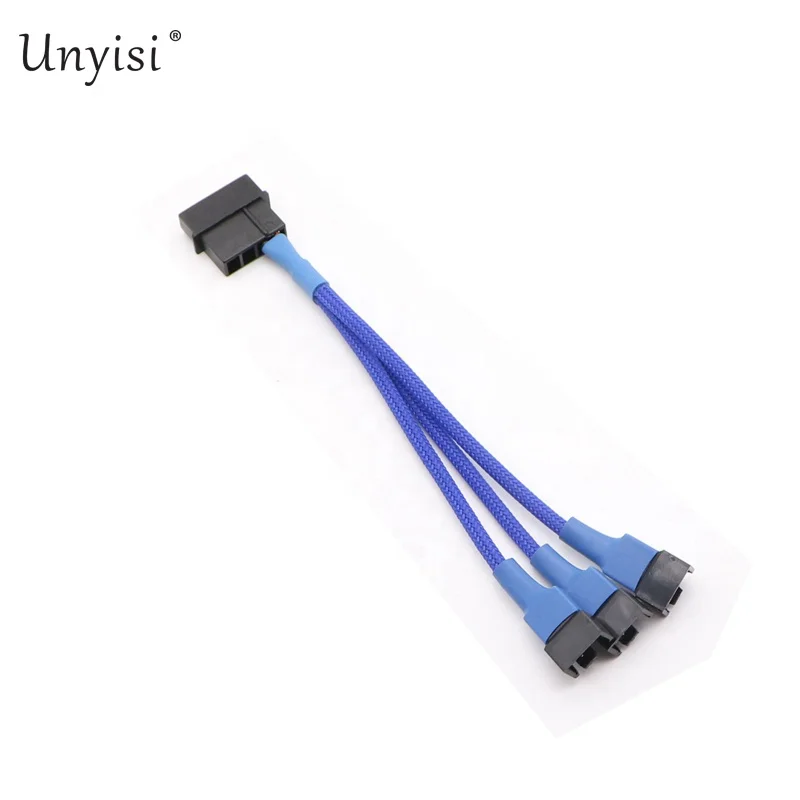 15 см IDE/SATA Molex 4Pin до 3x 4Pin вентилятор разветвитель кабеля для вентилятора компьютера.