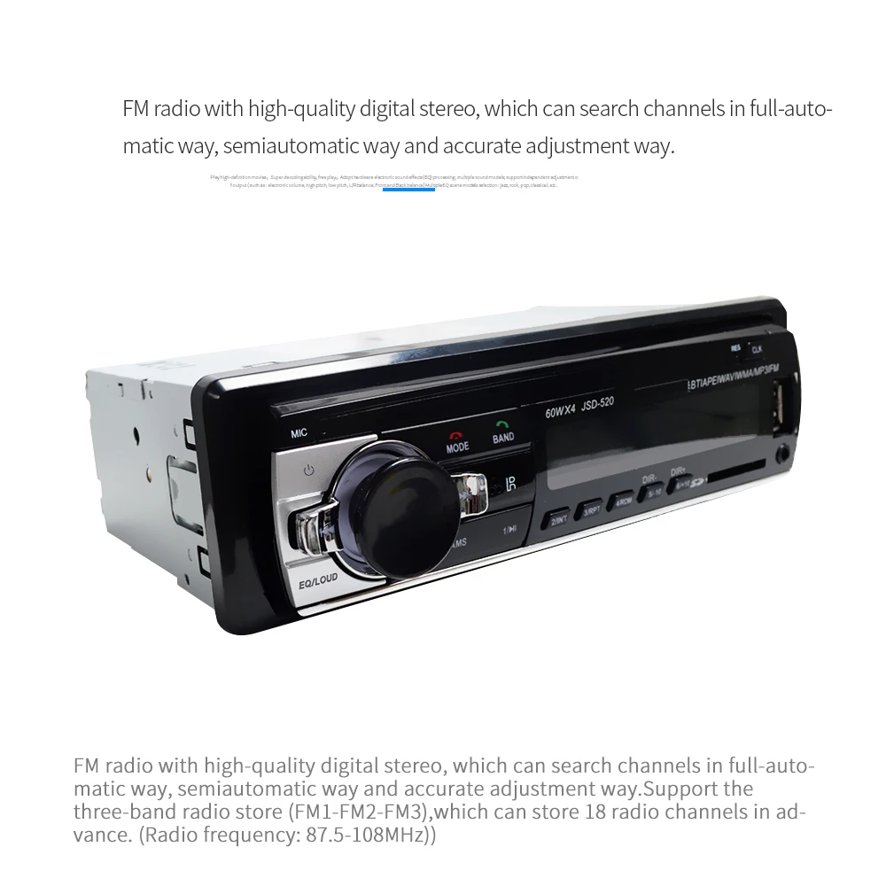  Универсальный Беспроводной sony 12v Усилитель flash player Автомобильный mp3