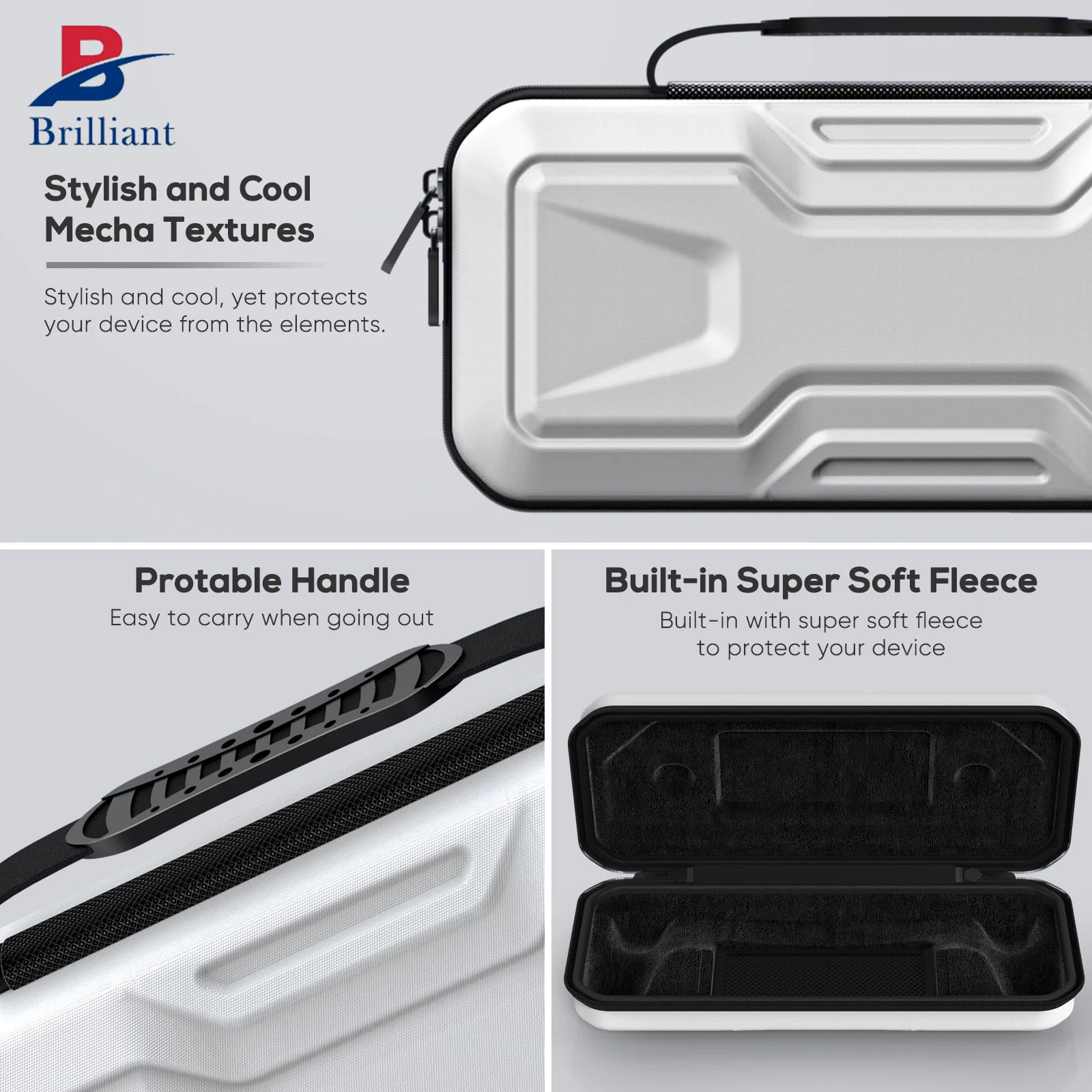 Brilliant customized Carrying Case For PlayStation Portal Remote Player Protective EVA Hard Shell Portable Carry Handbag for ps5