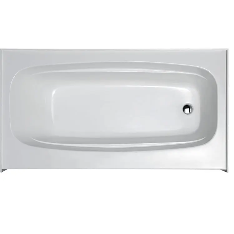Best selling Modern Bathroom Rectangular Acrylic Freestanding Whirlpool Bathtub