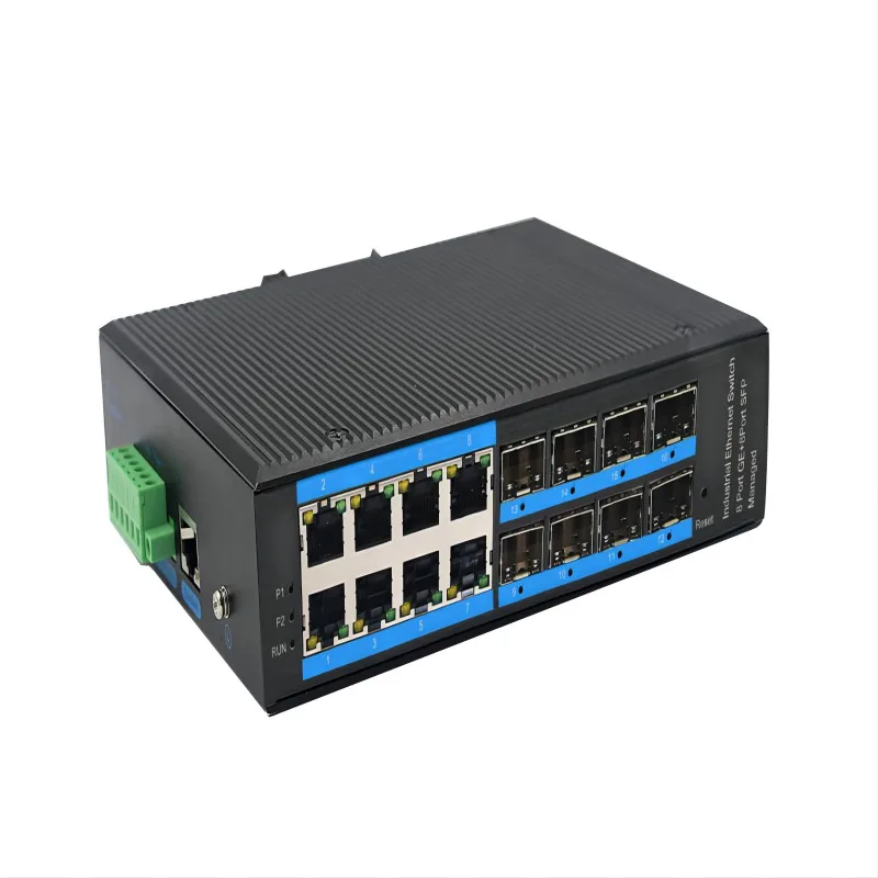 Supplies Wholesale Poe Port Auto Detect Af/at Devices Fiber Media Converter Fiber Optical Media Converter