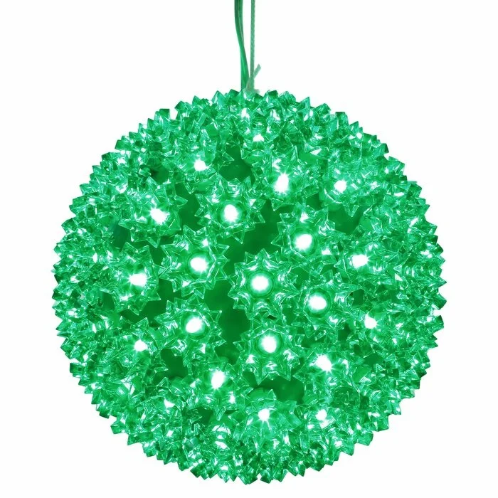 Factory Price  50 LED Starlight Sphere Christmas Ornament  Starburst Light led outdoor Christmas light roof led ball  light