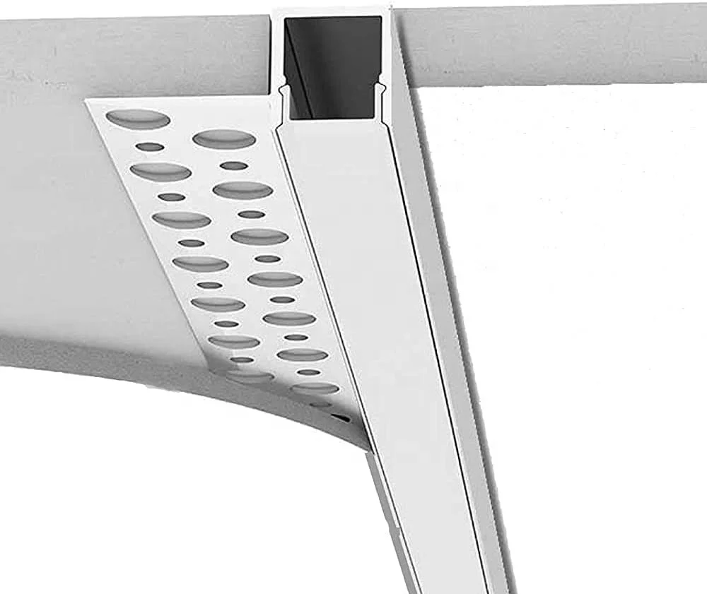 SDW056  35*11mm LED Strip Channel - Aluminium LED profile with single flange for drywall