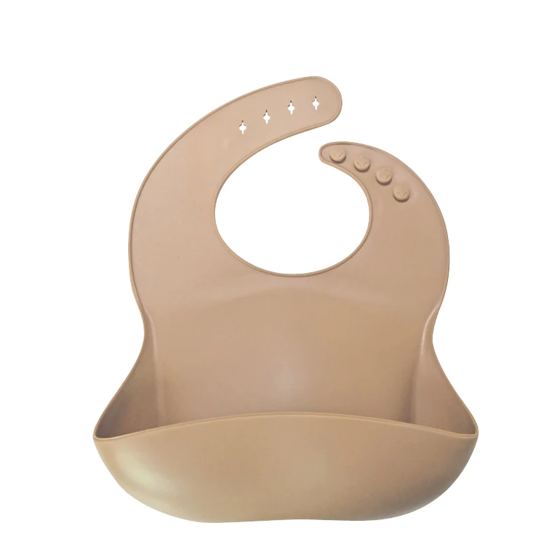 wholesale bpa free waterproof easily to clean silicone baby bib