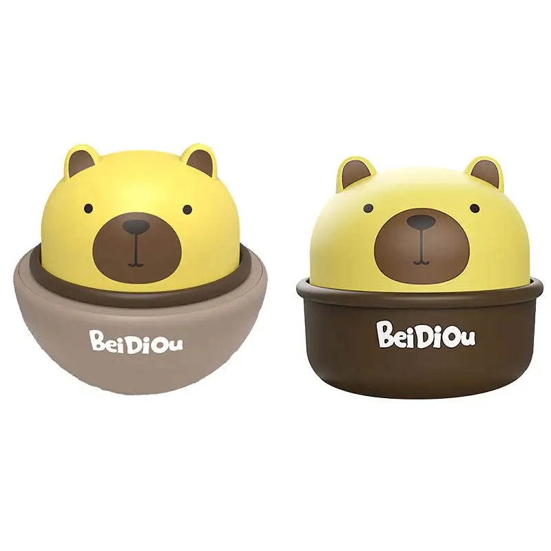 Slide Animal Pull Back Car Toys 1:45 Scale Cute Animal Shape Cup Pet 360 Rotating Inertial Tumbler Toy For Toddler Toys