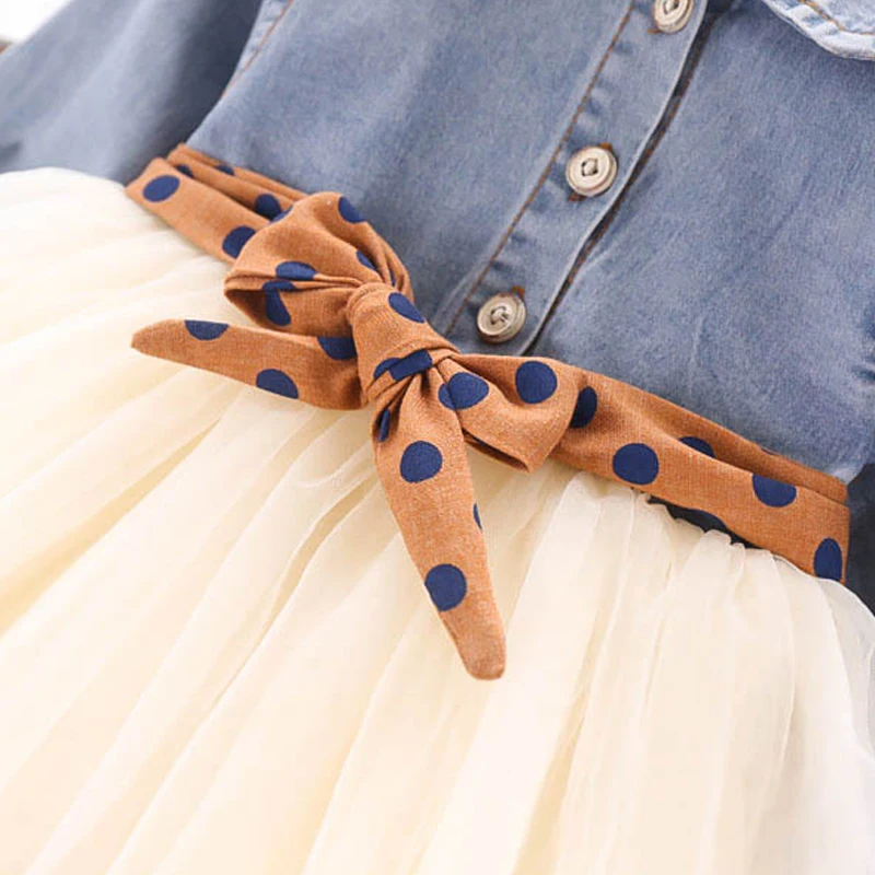 Осеннее платье для девочек с леопардовым принтом и поясом, детская одежда, платье принцессы, повседневная детская одежда, одежда для девочек