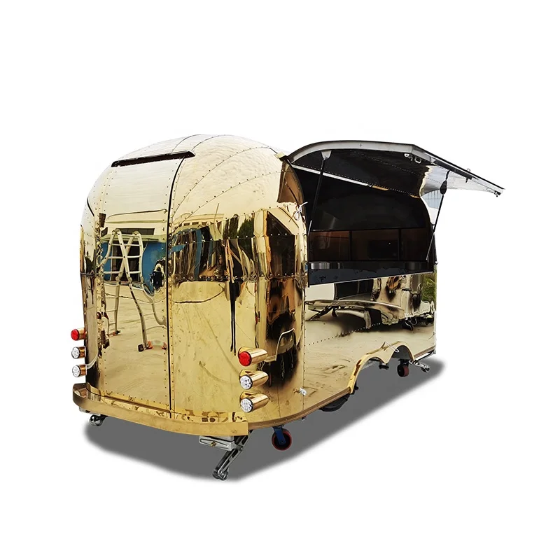 UKUNG Mobile Horse Trailer Food Truck Food Trailer fully equipped with coffee pot table cloth picnic lunch items