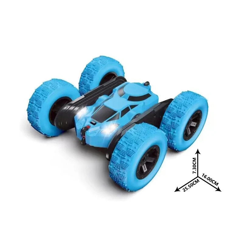 Custom 360 2.4Ghz 2023 4X4 Kids Remote Control Toy Roll Double Side Mini Double Rolling Rc Stunt Car