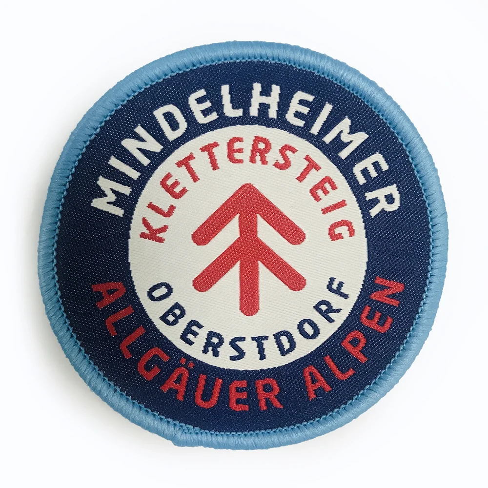 Custom Club Name Logo Woven Badges Patches For Clothing