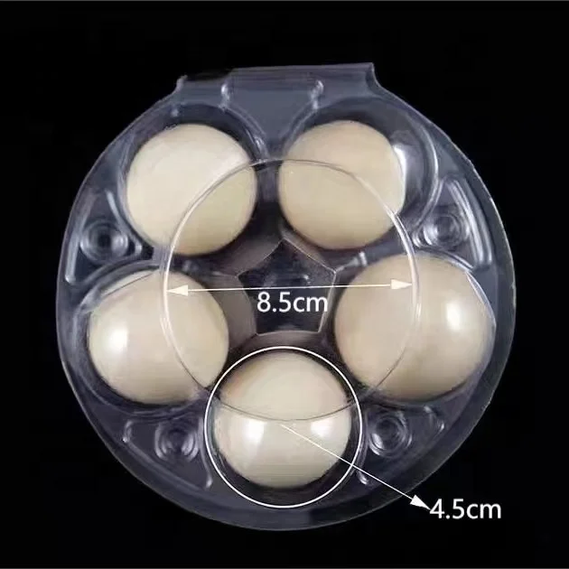 Hot Sale Portable egg container Disposable PET Plastic egg tray Thickened Transparent  for Egg Picking