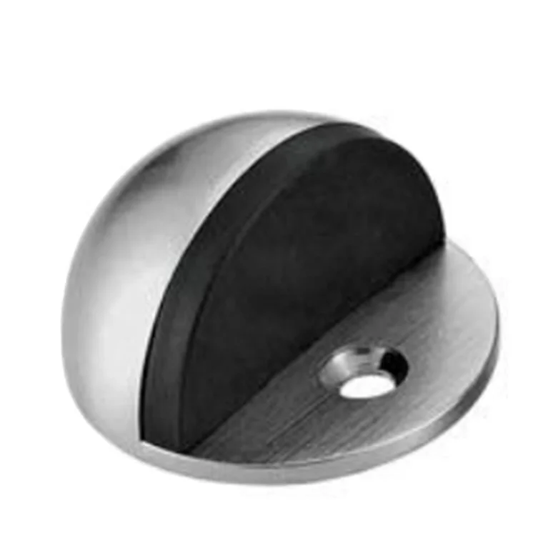 High standard interior zinc round rubber floor mounted door stop