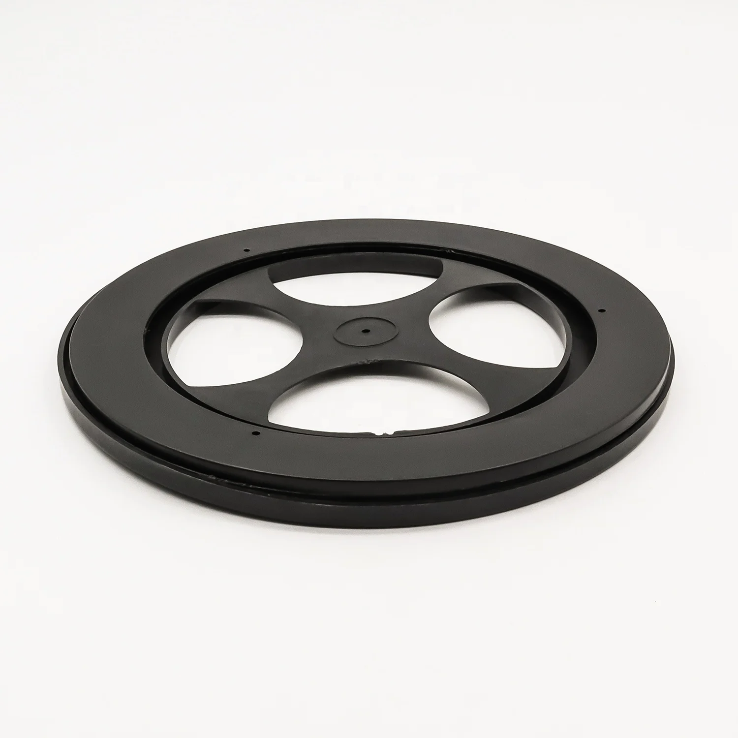 225mm Plastic swivel plate black swivel plate Plastic Round Rotating Swivel Turntable Plate lazy Susan
