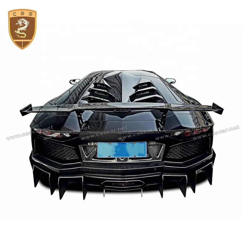 DMC Style Carbon Fiber Racing Car Rear Wing Spoiler For Lamborghini Aventador Lp700