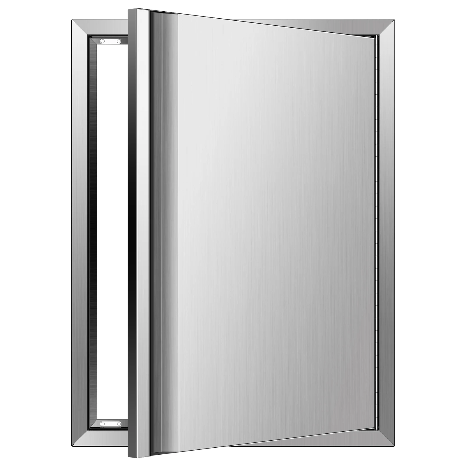 BBQ Access Door 304 Stainless Steel BBQ Island Doors for Outdoor Kitchen Cabinet Barbeque Grill or BBQ Island