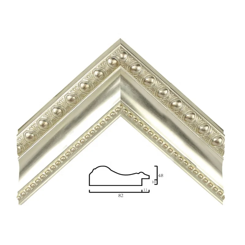 
Luxury Retro Oil Painting Style Art Decorative Plastic Picture Frame Moulding 