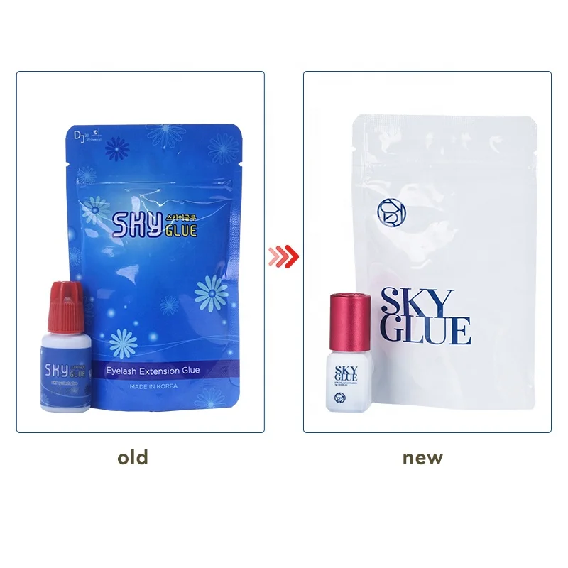 Клей для ресниц Sky Original клей высокого качества 8 недель удержания 1 s Корея с запечатанными пакетами OEM ODM