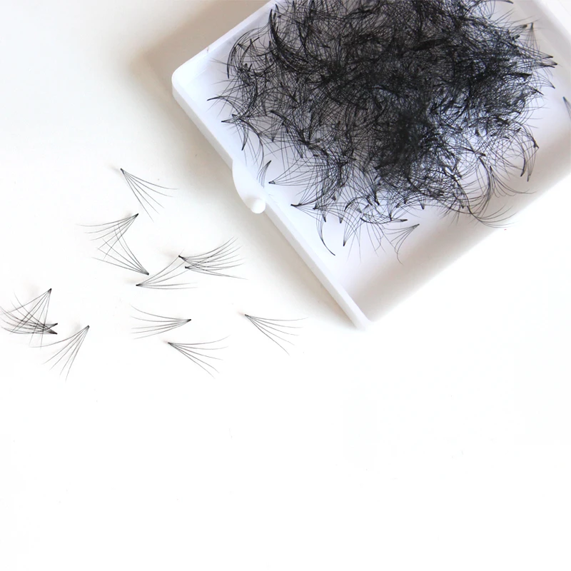 
Short Thin Base Fans Quality Pbt 0.07 Eyelashes Premade Fans 1000 Loose Russian 5D Volume Lashes 