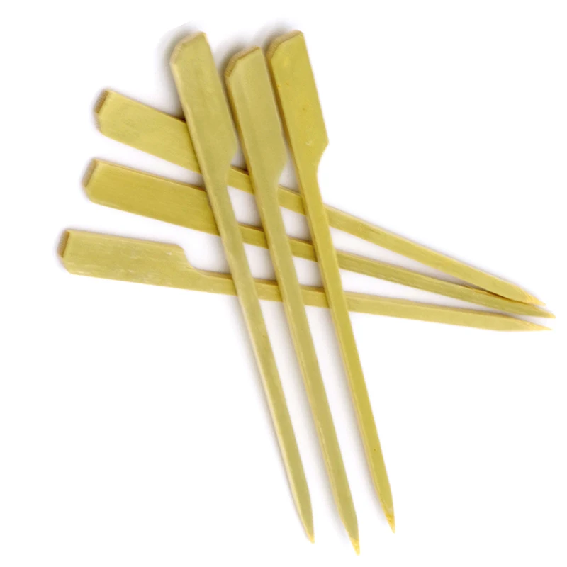 Партия выбирает одноразовый пистолет формы из бамбука и дерева шампур для барбекю