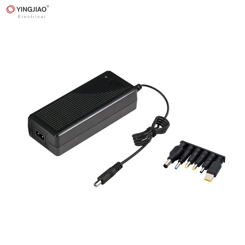 Yingjiao AC to DC 15 Volt 16V 18V 19V 20V 22V 24V Power Supply 90W Multi Voltage Plugs Laptop Power Adapter