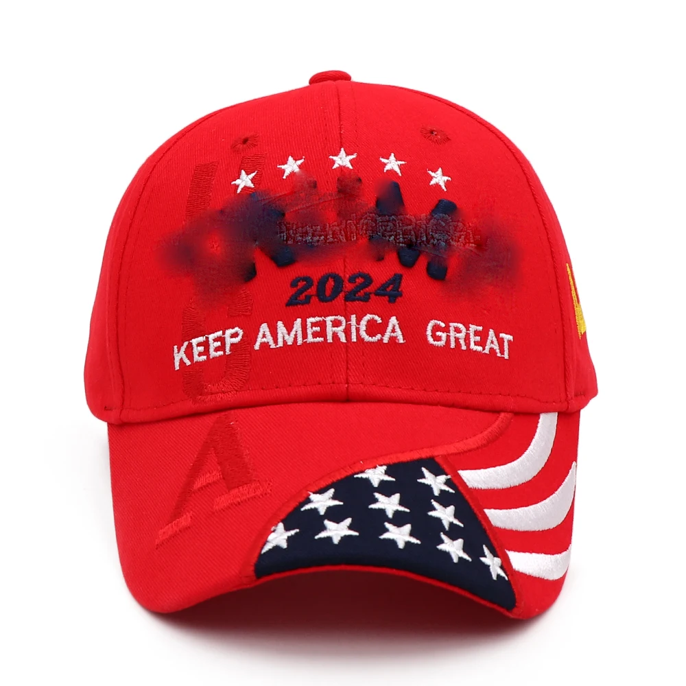New Design Red Vote Hat Keep America Great President Election Vote 2024 Hat