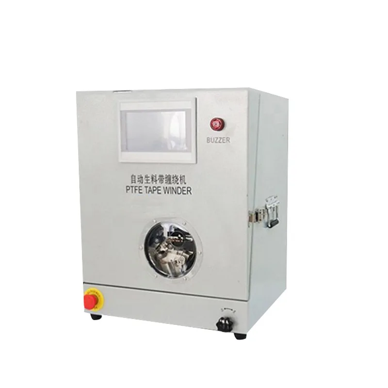 PTFE tape used to seal threaded pipe connectors machine thread seal tape wrapping machine