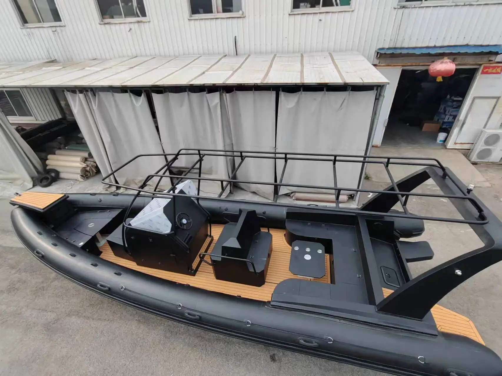 CE Certified Luxury 28ft RIB860 High Quality Aluminum Hull Hypalon inflatable RIB Boat With Big Console