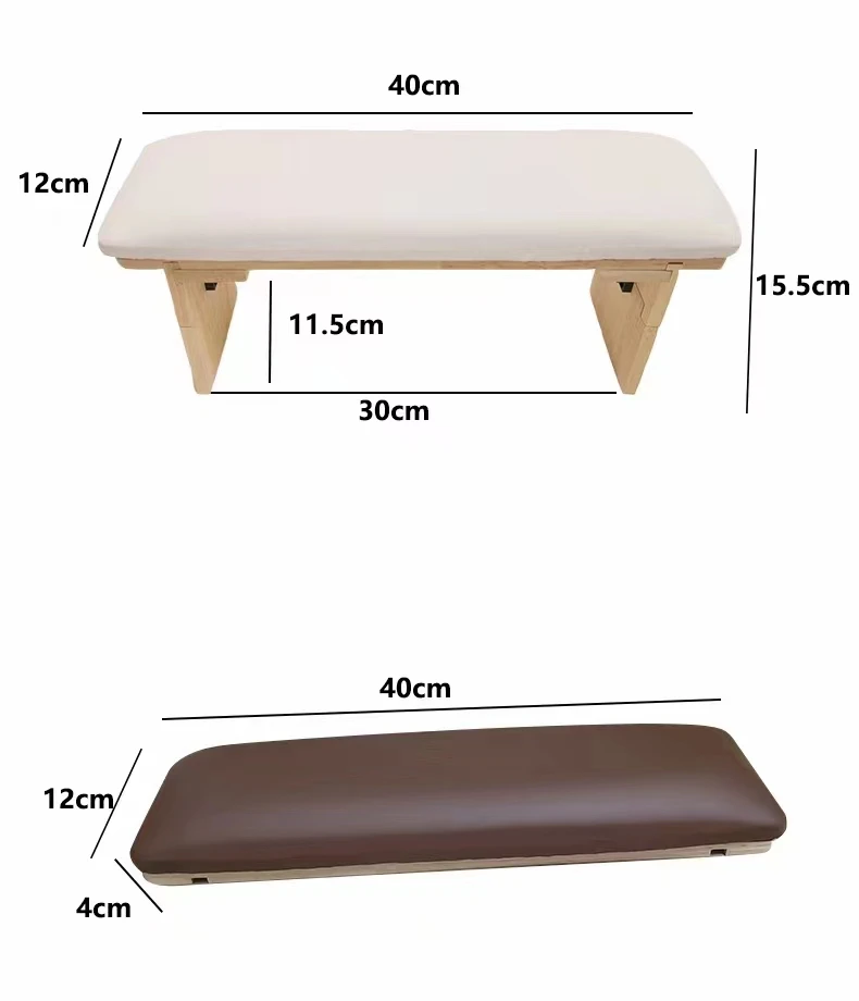 LOOTAAN New Design Adjustable Height Soft Pillow Leather Sponge Nails Supplies Salon UV Lamp Arm Rest Nail Art Hand Pillow