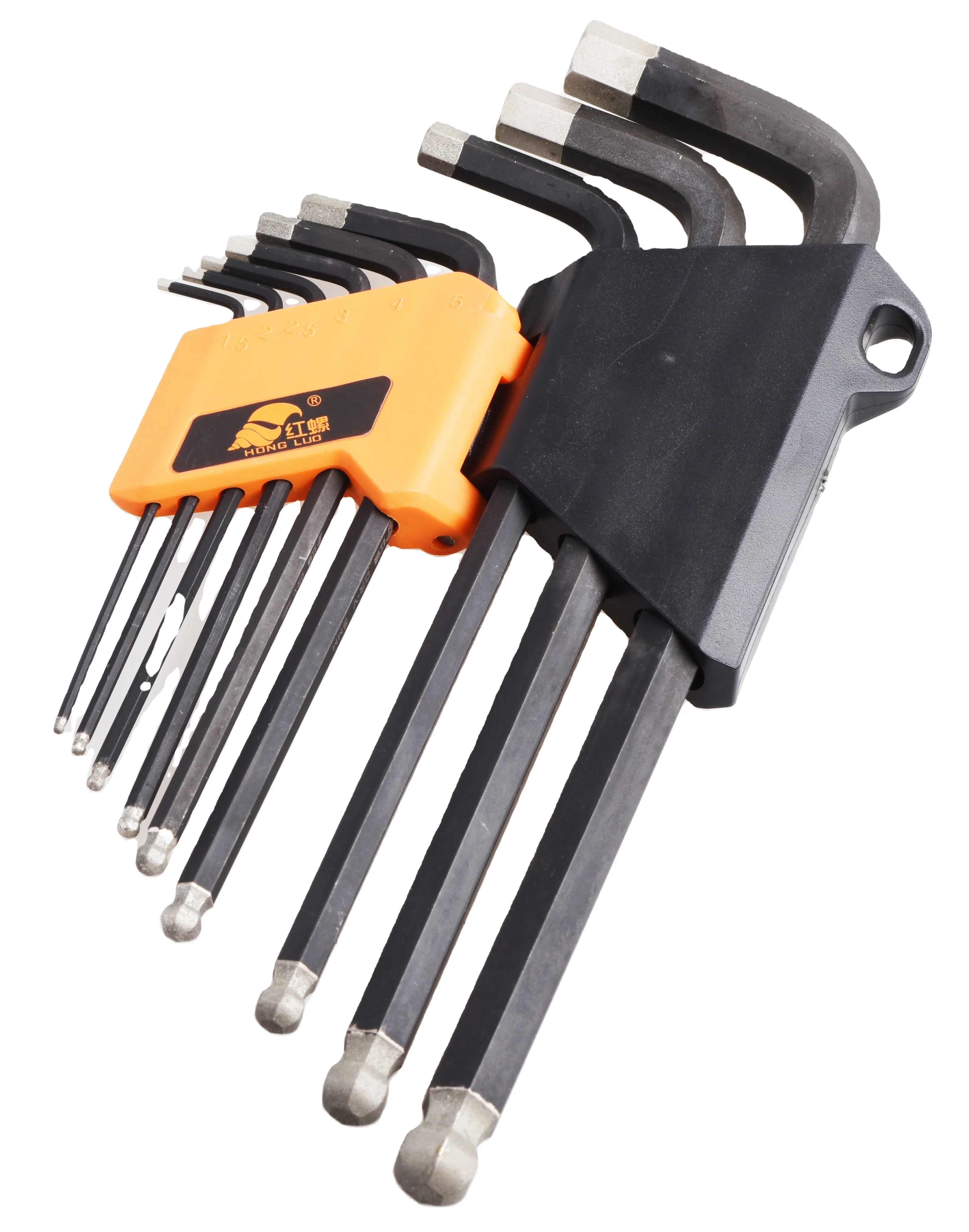 Hot Selling good quality magnetic 9pc Hex L Key Allen torx key  Wrench Set