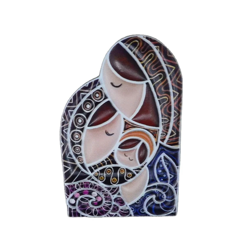 Print Resin Holy Family Design Souvenir Fridge Magnet Factory Cheap 2D Cartoon Gifts