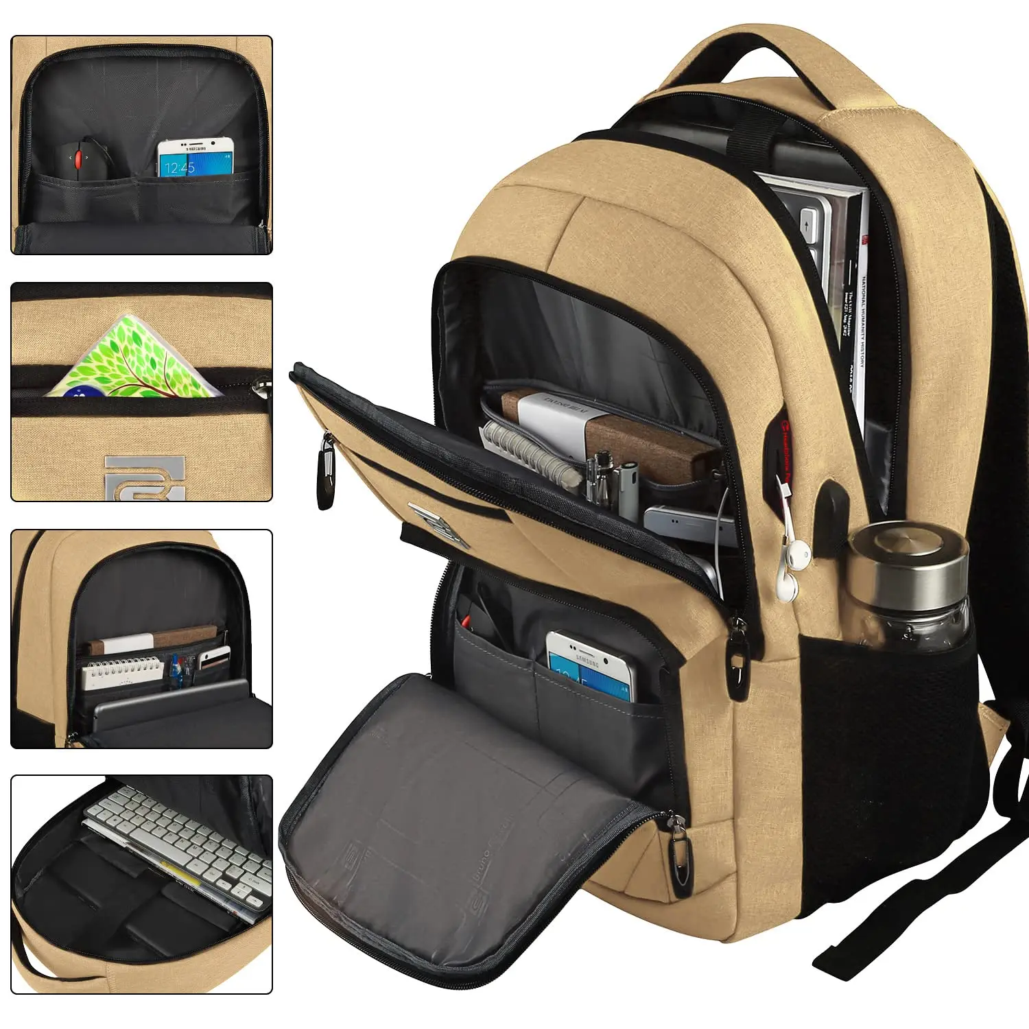 High Quality Large Carry-On Travel  Backpack Super Rugged TSA Friendly,College School Rucksack