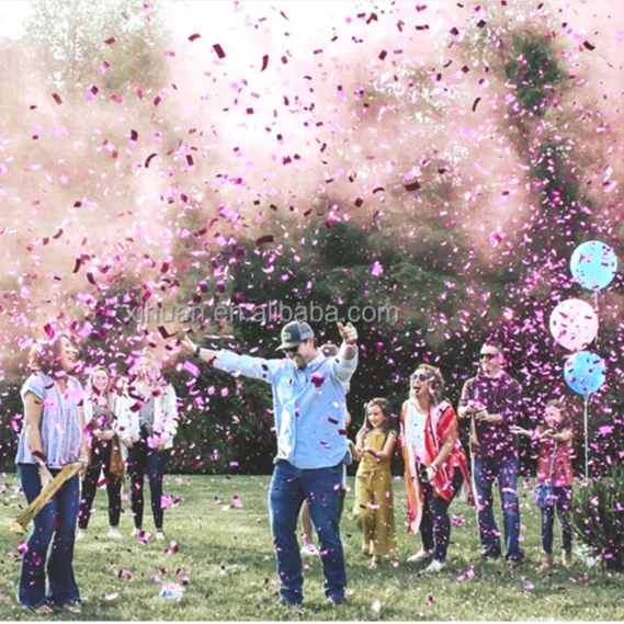 Rectangles Confetti Electric Wedding Machine Gender Reveal Cannon  for Nightclub with Paper Electric Party Christmas Print OEM