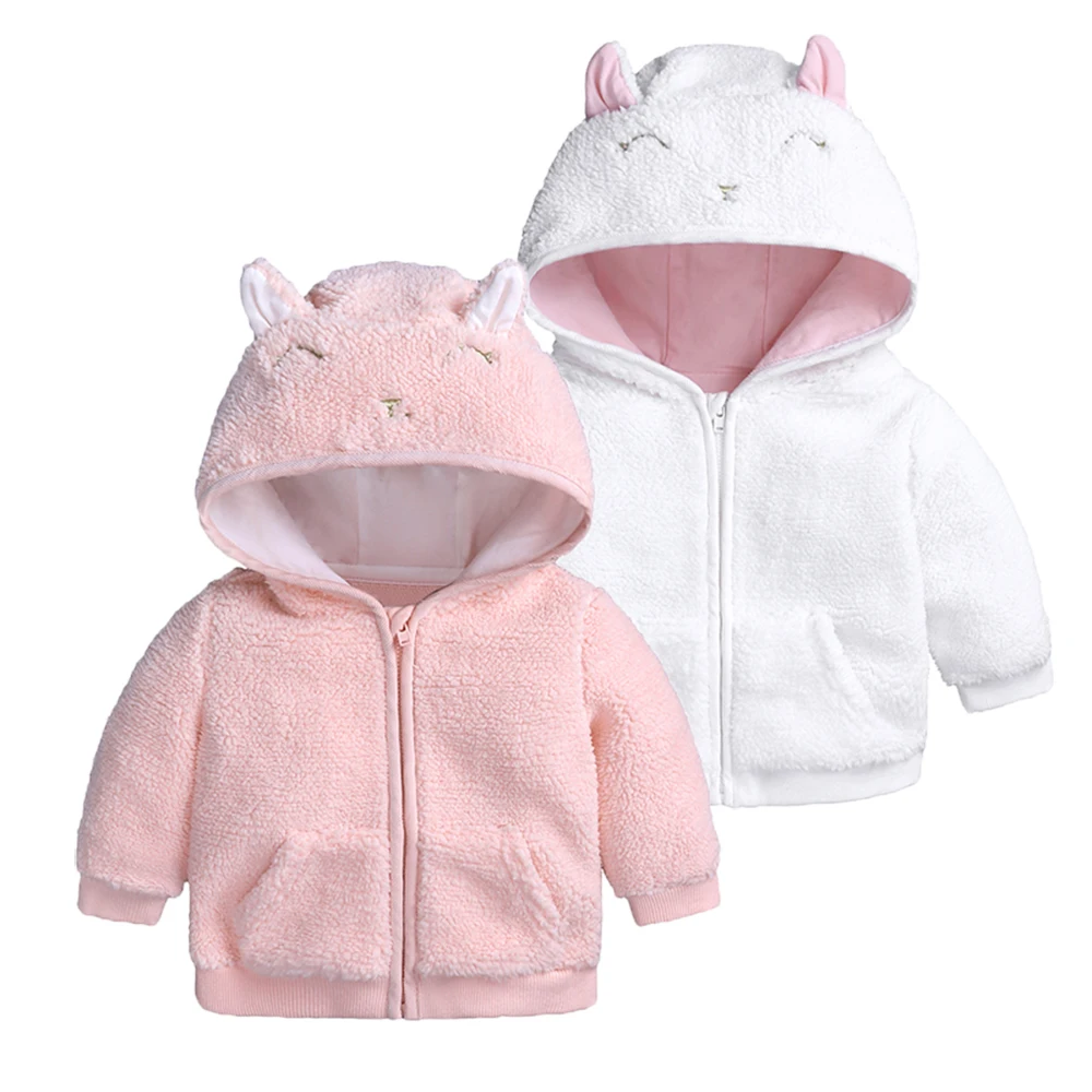 
Kids Tales Baby girls winter warm hooded coats cute cotton girl jackets full sleeve baby hoodies 