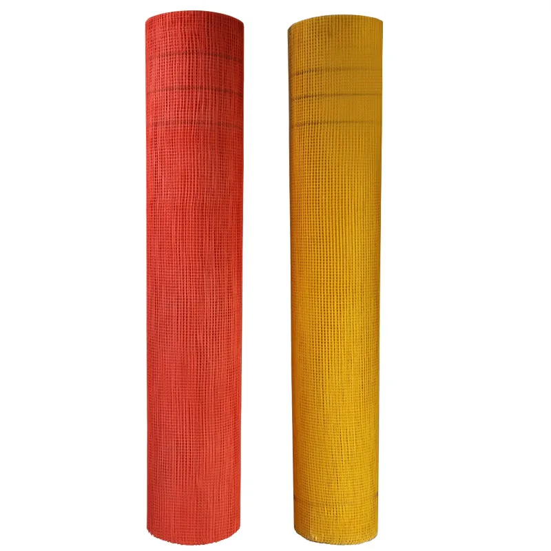 plain weave fiberglass mesh cloth 4*4 5*5mm fiberglass mesh  orange glass fiber mesh