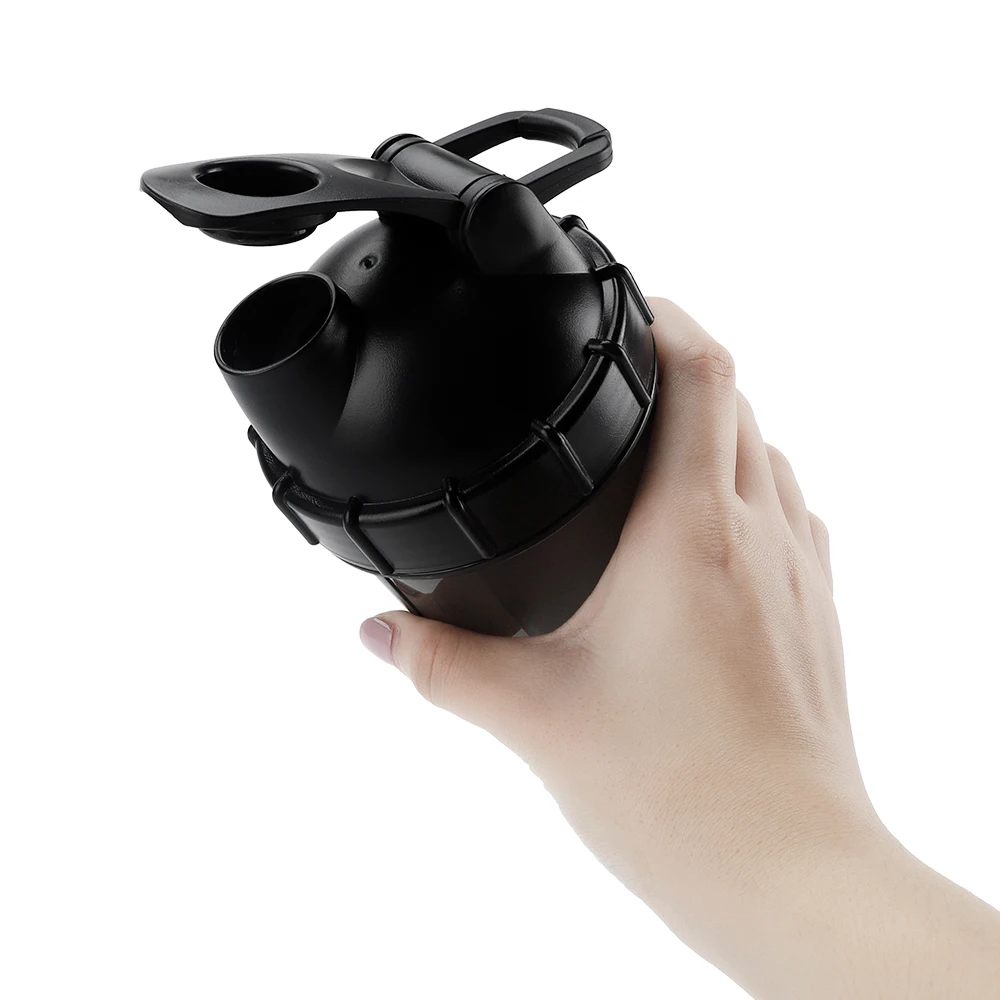 Factory Wholesale 400ml Custom Logo BPA Free Sport Plastic Gym Protein Bottle Shakers