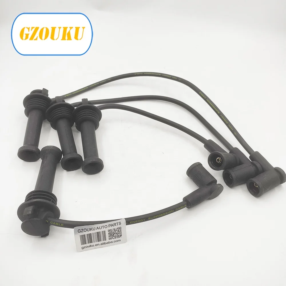 GZOUKU Spark Plug Ignition Wire Set For Fiesta 1.6L L4 BE8Z-12259-B/BE8Z12259B