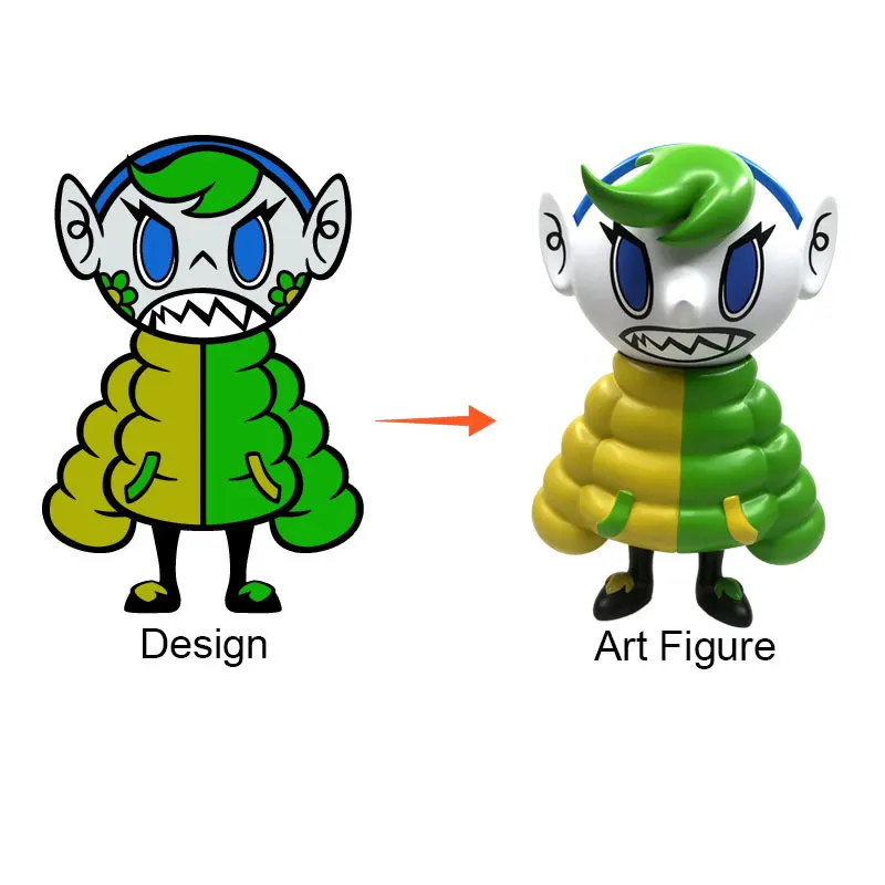 Custom Vinyl Toy 3D Pvc Vinyl Toy Figure Art Vinyl Figure Manufacturer