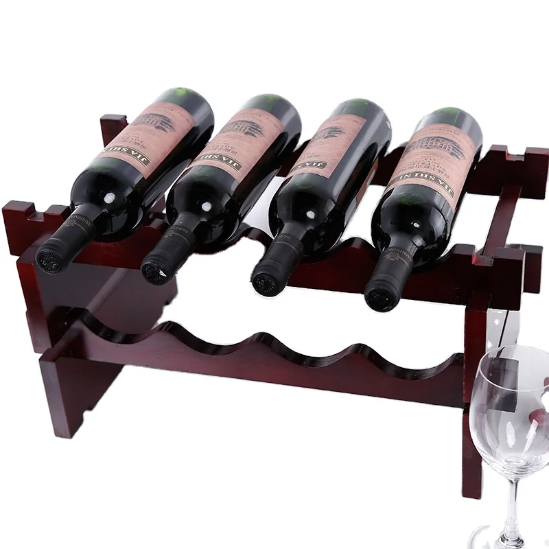 Стеллаж для вина из массива дерева