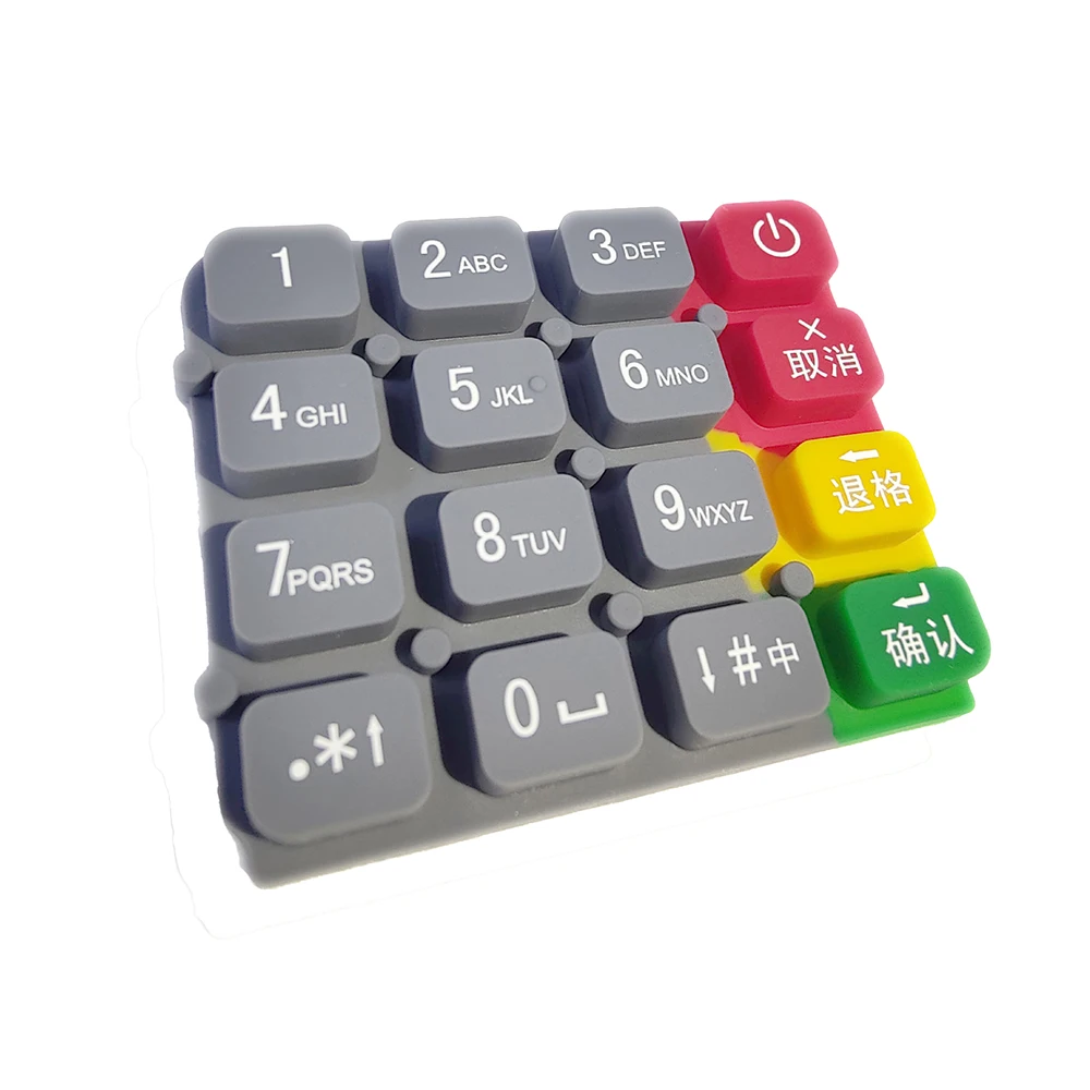 Custom keypad  keyboard silicone rubber button pad