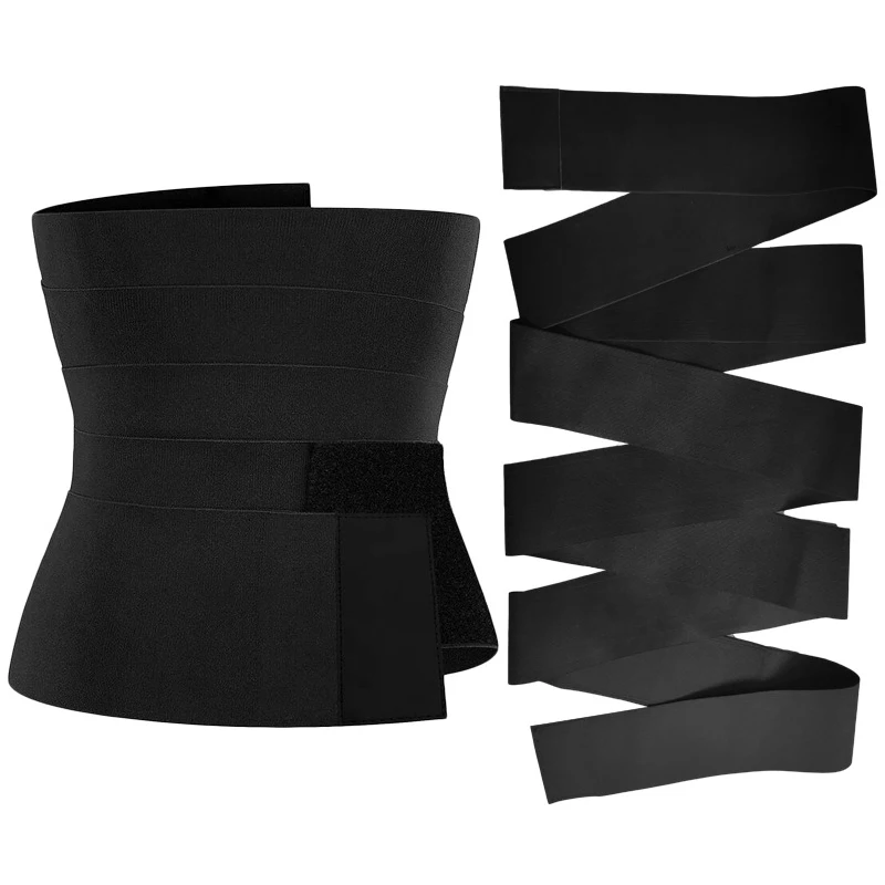 Stomach Tummy wrap Slimming Belts Tummy Trimmer Latex Polyester Corset Waist Trainer Shaper Women