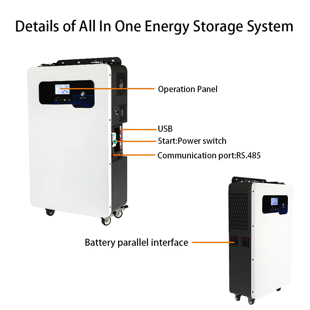 All in one Inverter Battery 25.6V 48V 4.8KWH 5.12KWH LiFePO4 lithium battery for Home Energy Storage Solar System