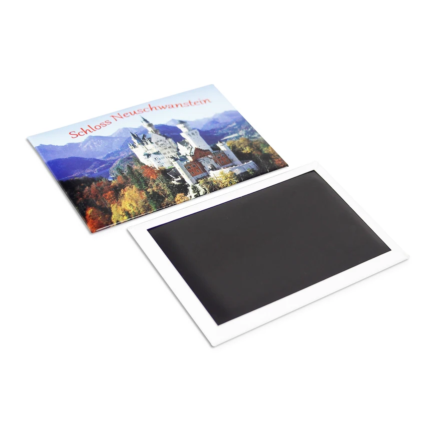 Wholesale Hot Sales 3D Glass Metal Custom Baby For Sticker Handmade Fridge Magnet